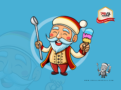 Turkish Ice Cream Mascot funny icecream illustration man mascot mascot shallunarula turkish vector