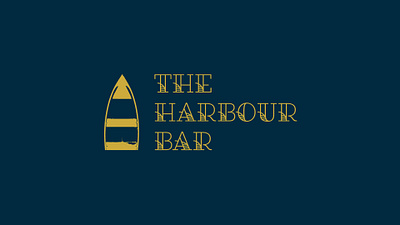 The Harbour Bar branding design graphic design graphic desing illustration logo typography