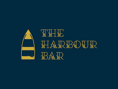 The Harbour Bar branding design graphic design graphic desing illustration logo typography