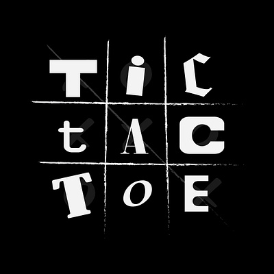 Tic Tac Toe band branding design graphic design illustration logo music typography