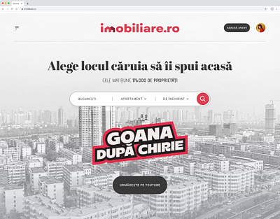 Imobiliare.ro | Home Page clean design home page landing page modern ui ux web web design