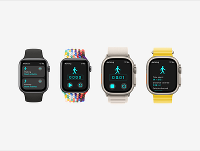 Smartwatch App Design activity tracker apple watch apple watch design fitness tracker smartwatch smartwatch design ui ui design ux ux deisgn