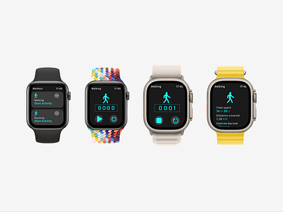 Smartwatch App Design activity tracker apple watch apple watch design fitness tracker smartwatch smartwatch design ui ui design ux ux deisgn