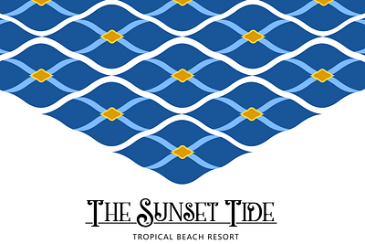 "The Sunset Tide" Beach Resort Branding beach branding hotel hotelbranding logo design resort