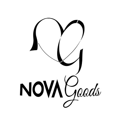 Nova Goods brand mockup graphic design logo
