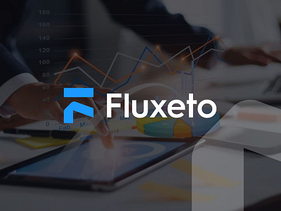 Fluxeto Logo & Brand Identity |Tech F Letter logo brand identitiy branding f letter logo graphic design l logo design logo designer network logo sowftware tech logo technology