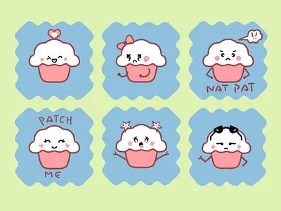 PAT Sticker cupcake form 9gag