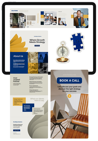 Consulting Company Branding branding design graphic design layout styleguide website design