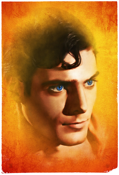 Superman dc illustration illustrator painter photoshop portrait procreate superman