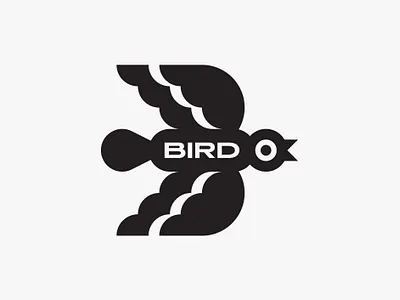 Flying Creature animal bird branding design digital fly geometric icon illustration indonesia logo minimal simple symbol vector