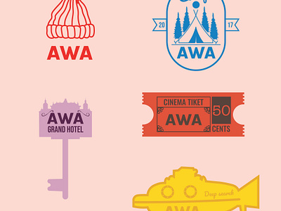 Accidentally Wes Anderson graphic design identity illustration motion graphics