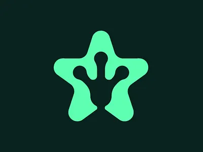 Star Frog Logo branding company brand logo company branding design graphic design logo modern vector