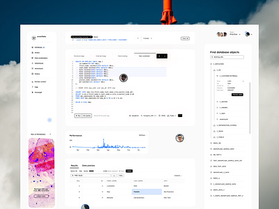 Dashboard ❄️ Snowflake UI redesign & rebranding analytics dashboard dashboard data dashboard machine learning dashboard ml ui web design