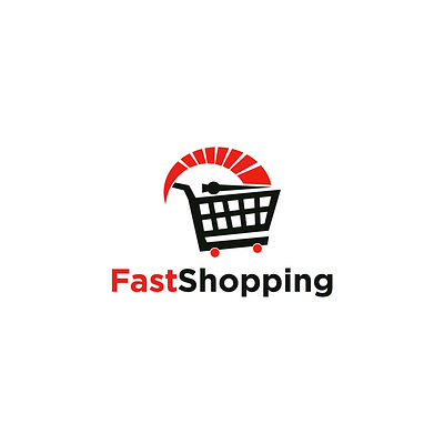 Fast Shopping Logo branding design fast fast shopping logo graphic design logo logos logos sell logotype sell sell logo shop logo shopping simple logo templates templates logo vector