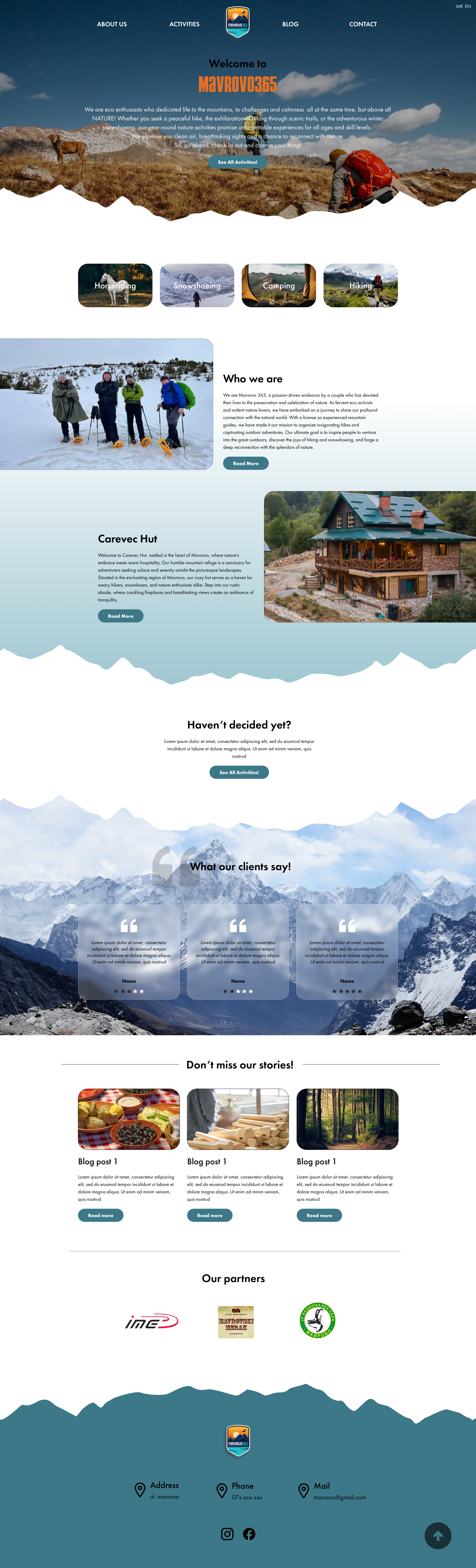 Mavrovo365 - All year tourism!