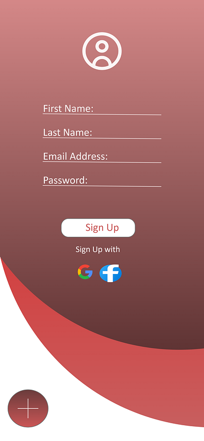 Sign Up Page #dailyUI #challenge001 app app design design ui