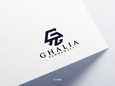 GH Monogram Logo typography