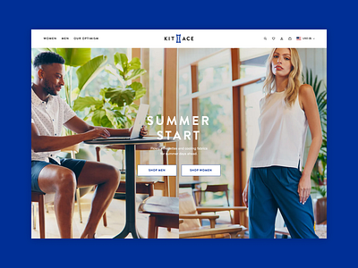 Migrating Apparel Brand, Kit and Ace, from SFCC to Shopify Plus branding design development ecommerce migration