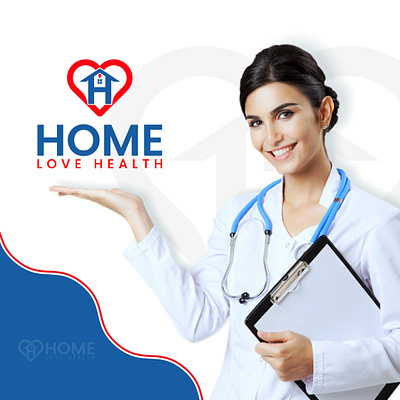 Home Love Health Logo Design app logo branding branding logo business logo company logo design doctor home logo doctor logo graphic design health logo home logo home love health logo logo mark logocon logoconcept logocration logos love logo minimalist logo