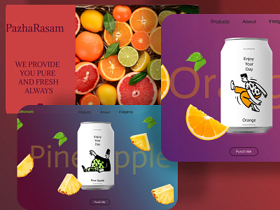 Juice Website - 3D Effect 3d 3d website design after effects animation branding design fake 3d effect figma future web design graphic design logo moblie app design motion graphics ui web design