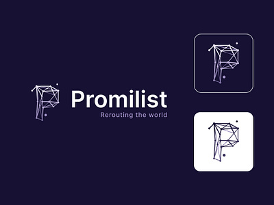 Brand assets for Promilist branding logo