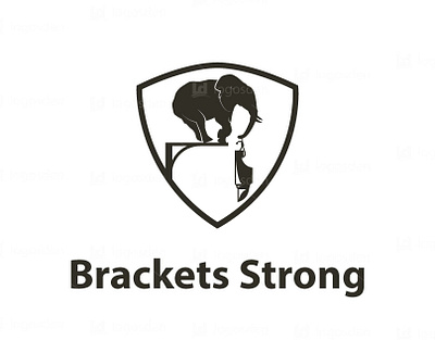 Brackets strong logo logo art