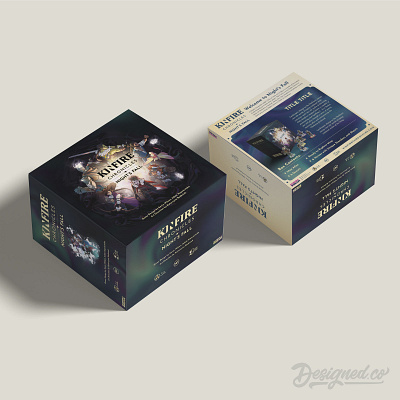 Kinfire Chronicles Packaging Design game graphic design illustration illustrator package design photoshop print design