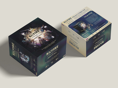 Kinfire Chronicles Packaging Design game graphic design illustration illustrator package design photoshop print design