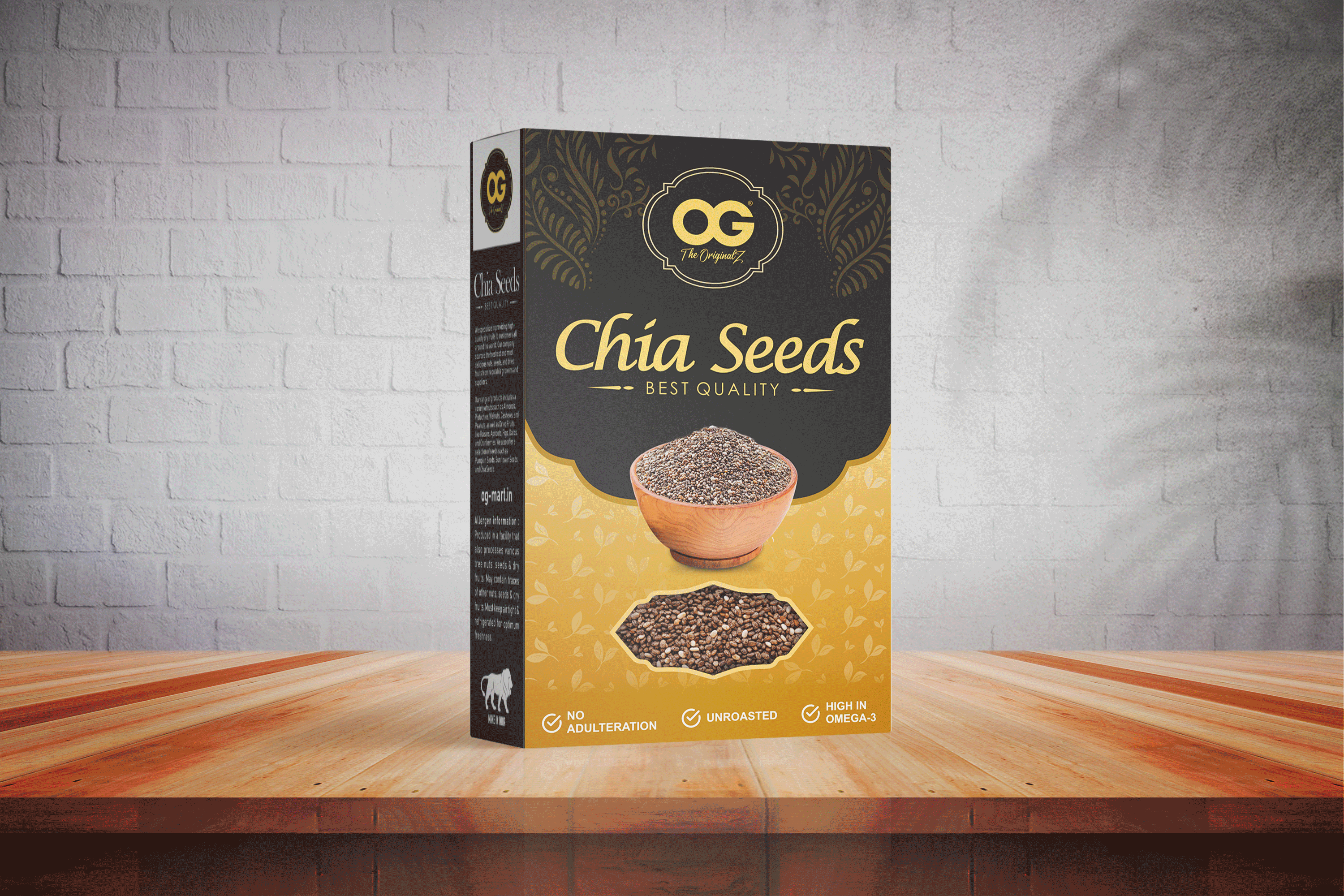 Seeds Packaging Box Designs - OG The Originals blueberry box chia seeds cranberry design natural nuts packaging pumpkin seeds seed mix seeds snack snacks sunflower seeds trail mix