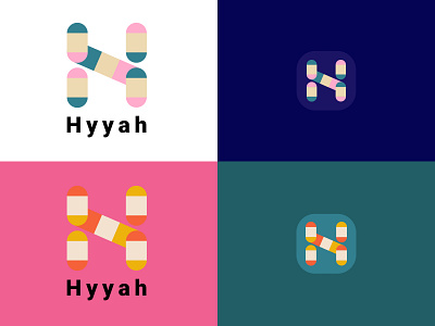 Hyyah app design app logo best logo 2023 best logo design business logo company branding company identity design company logo design design graphic design icon design logo
