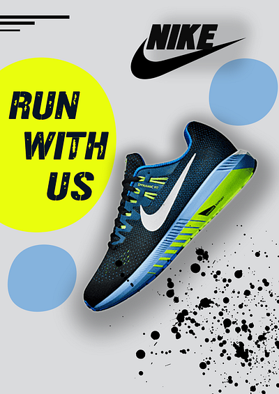 nike poster design branding graphic design logo ui