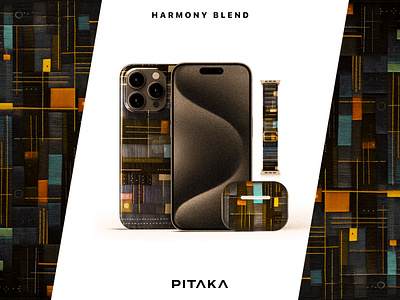 PITAKA Fusion Weaving [Case Concept] - Harmony Blend abstract airpods apple applewatch branding case challenge colors design iphone pattern pitaka share texture ui
