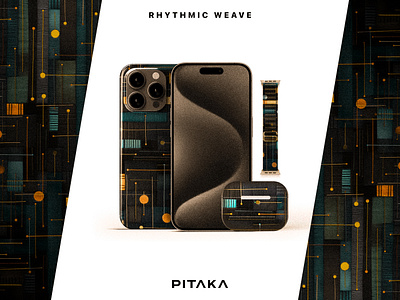 PITAKA Fusion Weaving [Case Concept] - Rhythmic Weave abstract airpods apple applewatch case challenge constellation design iphone pattern pitaka share texture ui weeave