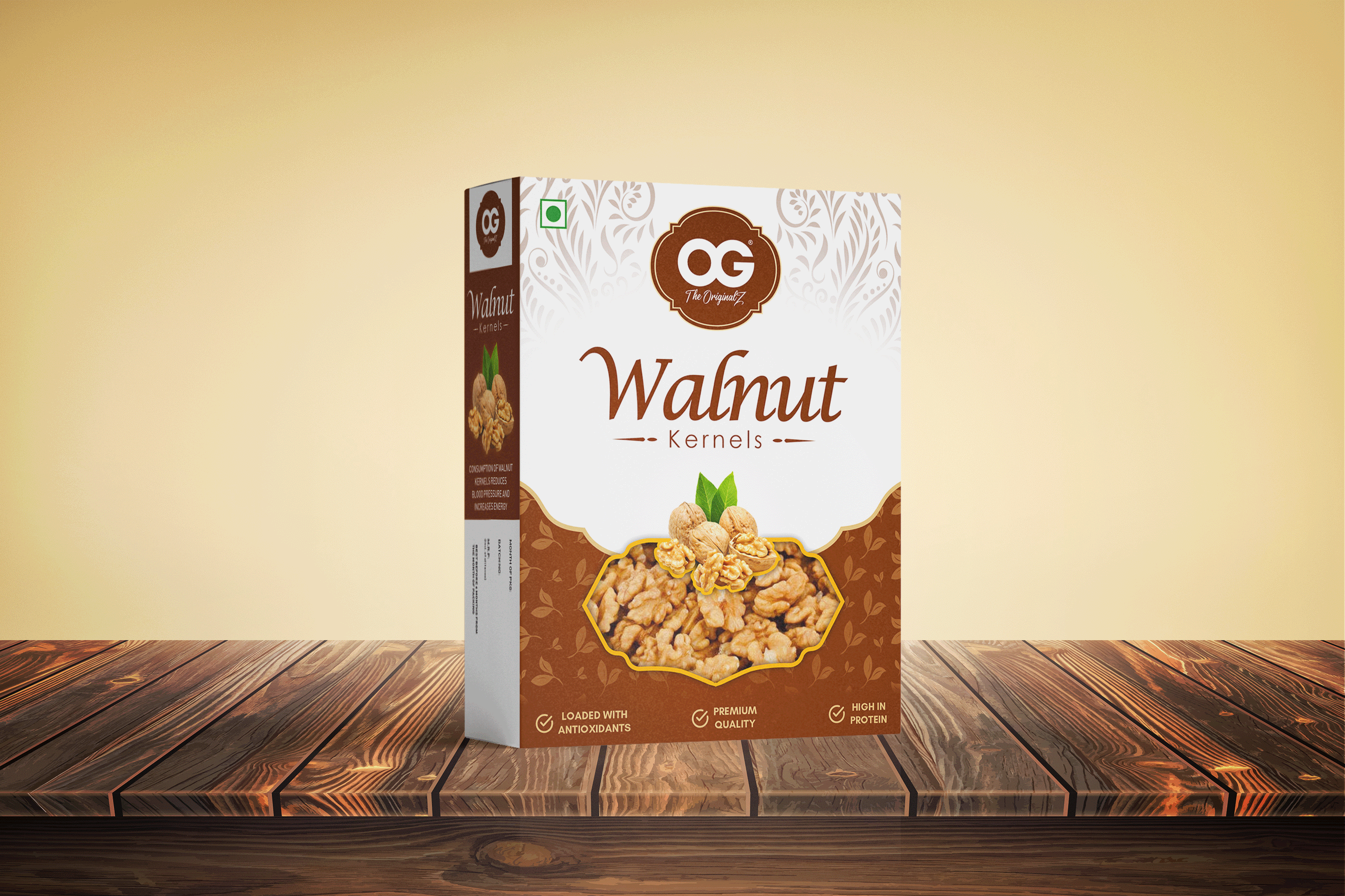 Dry Fruit Packaging Box Design - OG almonds box cashew design dry fruit healthy nuts packaging pistachio walnut