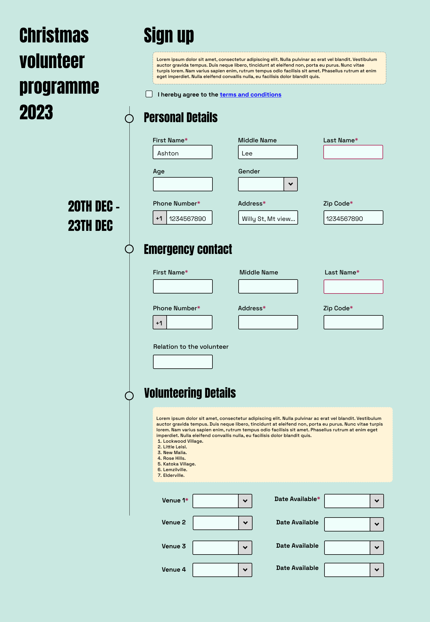 Form Filler figma form sign up ui