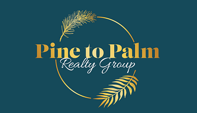 Pine to Palm Realty Group Rebrand branding logo realestate realty