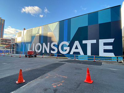 Mural - LionsGate art artist contract design freelance mural painting