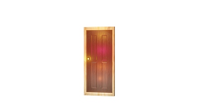 Door in blender 3d animation graphic design logo motion graphics ui