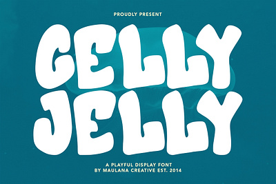 Celly Jelly Playfull Display Font branding display font font fonts graphic design logo maulana creative nostalgic wedding font