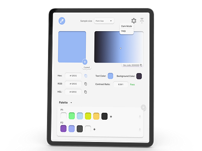 Color Picker color palette color picker dailyui daliyui ui