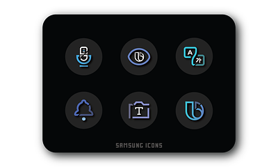 Samsung Icon Pack - Redesigned Icons android icons bixby dark icon design graphic design icon icon pack icon sets icons illustration logo minma icon pack one ui redesign samsung samsung icons system icons ui pack vector