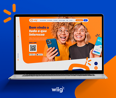 Wiig - Website app graphic design tecnology ui website website design