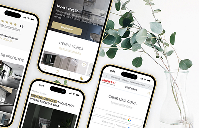 Ecommerce web design - molie UI/UX | 💛💙 design design. ecom ecommerce figma landing landing page ui ui design ui ux ux ux design web design web site ecom