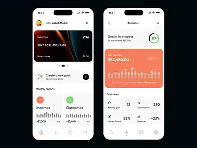 Finance/Banking App android app app design application banking banking app banking card card card design finance finance app ios iphone mobile mobile app mobile app design mobile ui uiux uiux design user interface