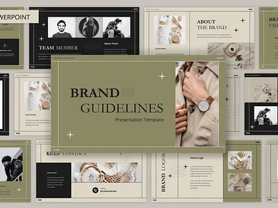 Okku Presentation Brand Guidelines branding graphic design logo powerpoint presentation ui