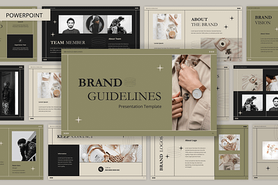 Okku Presentation Brand Guidelines branding graphic design logo powerpoint presentation ui