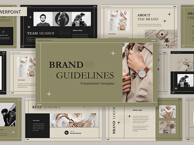 Okku Presentation Brand Guidelines branding graphic design logo powerpoint presentation ui