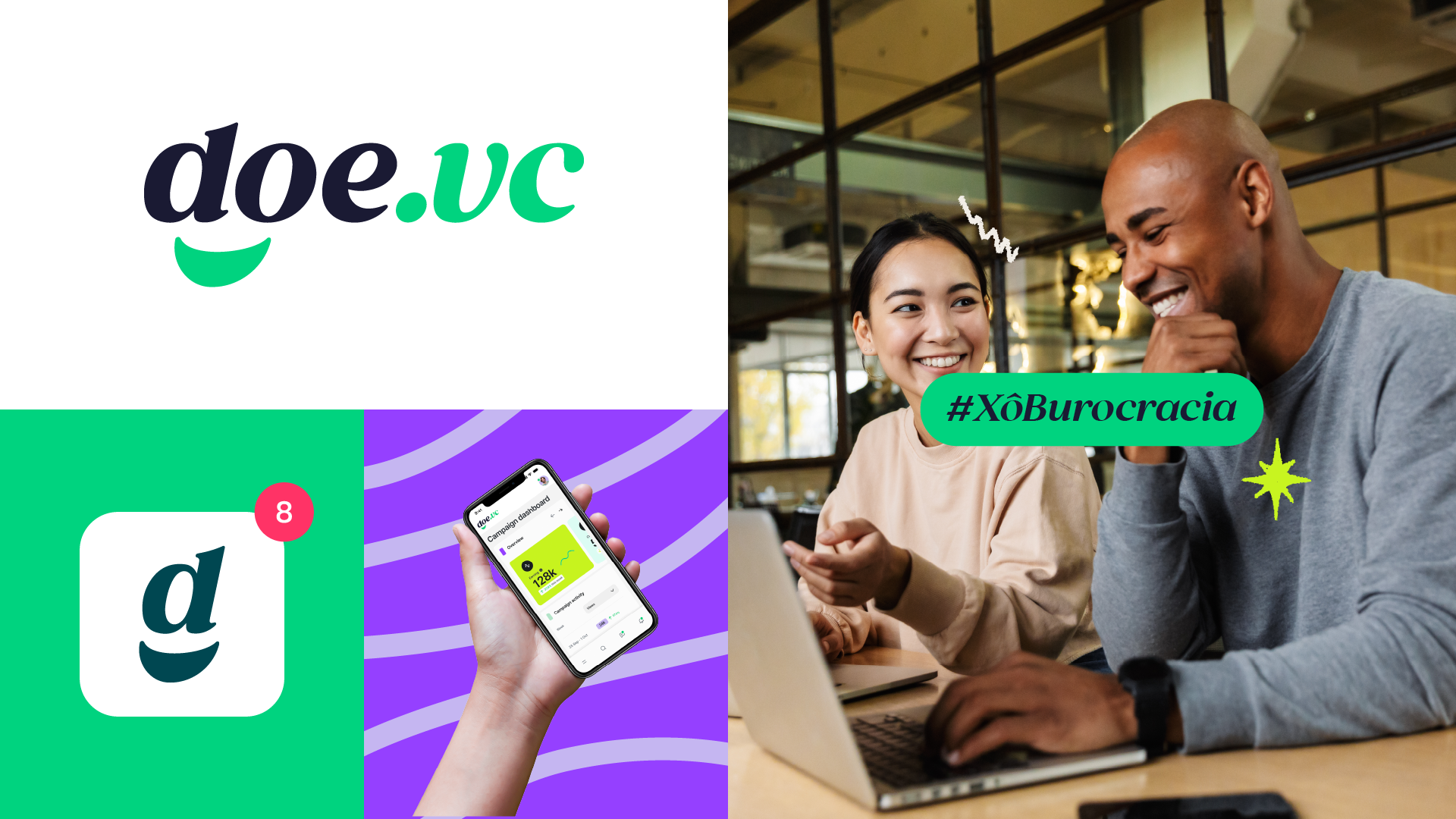 Branding Doe.vc - Visual Mockups app branding clean ui design figma graphic design icon identidade visual identity identity visual illustration logo product design typography ui vector web