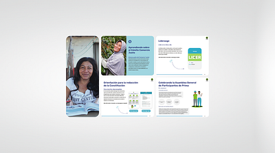 Fair Trade USA Academy/ Interactive book for the Workforce design thinking graphic design information design service design