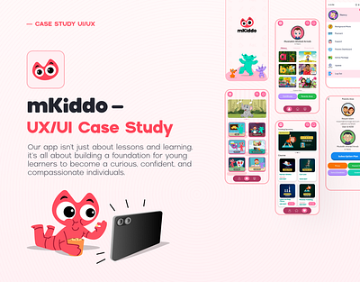 mKiddo App | UI/UX Case Study animation app branding case study corporate creative design graphic design illustration logo minimalist motion graphics typography ui ui design uidesign uiux ux